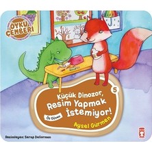 Timaş Çocuk Küçük Dinozor Resim Yapmak Istemiyor - Öykü Çemberi 5