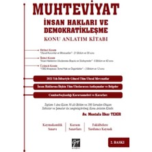 Gazi Kitabevi Muhteviyat Insan Hakları ve Demokratikleşme