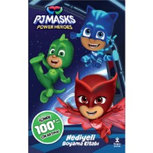Doğan Çocuk Pj Masks 100 Çıkartma Hediyeli Boyama Kitabı