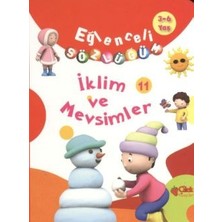 Çilek Kitaplar Eğlenceli Sözlüğüm -  Iklim ve Mevsimler