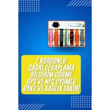 Pileli Store Akıllı Saat Çağrı Cevaplayabilen Unısex 7 Kordonlu Müzik Dinleme