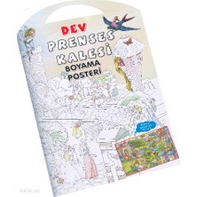 Parıltı Yayınları Prenses Kalesi Dev Boyama Posteri