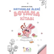 Pisa Yayınevi Çocuklar Için Hayvanlar Alemi Boyama Kitabı