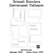 Gazi Kitabevi Iktisadi Konulara Davranışsal Yaklaşım