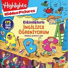 Dikkat Atölyesi Yayınları Hidden Pictures - Etkinliklerle Ingilizce Öğreniyorum
