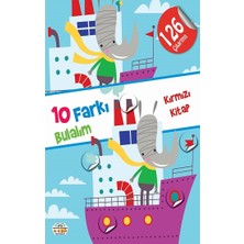 0-6 Yaş Yayınları 10 Farkı Bulalım - Kırmızı Kitap