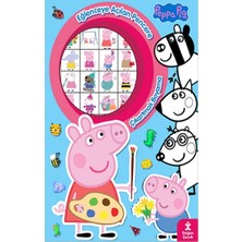 Doğan Çocuk Peppa Pig Eğlenceye Açılan Pencere Çıkartmalı Boyama Kitabı Kolektif Yazarlı Ciltsiz