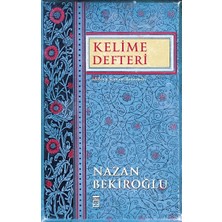 Timaş Yayınları Kelime Defteri Nazan Bekiroğlu 256 Sayfa Ciltsiz Türkçe Yayın
