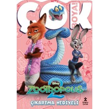 Doğan Çocuk Zootropolis 2: Çok Boya! - Çıkartmalı Dev Boyama Kitabı Ciltsiz