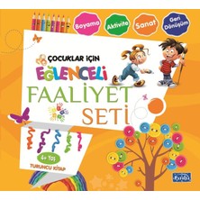 Parıltı Yayınları Eğlenceli Faaliyet Seti - Turuncu Kitap - 4+ Yaş