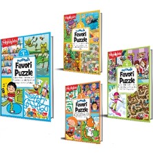 Dikkat Atölyesi Yayınları Highlights Puzzlemania Favori Puzzle 4'lü Set