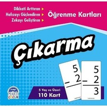 Martı Çocuk Yayınları Öğrenme Kartları - Çıkarma