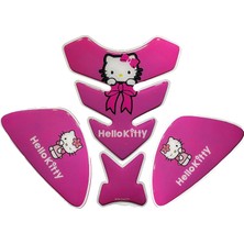 Tutgun Motor Universel Pembe Hello Kitty Tank Pad