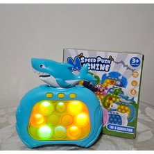 Speed Push Machıne Işıklı, Müzikli, Stres Giderici, Pop It Oyun Konsolu