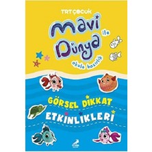 Erdem Çocuk Görsel Dikkat Etkinlikleri - Mavi Dünya ile Okula Hazırlık (Ciltli)