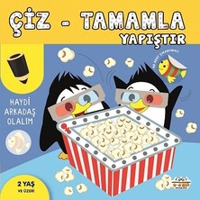 0-6 Yaş Yayınları Haydi Arkadaş Olalım - Çiz-Tamamla-Yapıştır