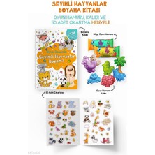 Bigkids Yayınları Sevimli Hayvanlar Boyama Kitabı - Oyun Hamuru, Oyuncak ve Çıkartma Hediyeli