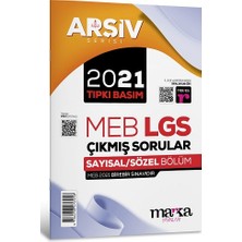 Marka Yayınları 2021 Lgs 8. Sınıf Arşiv Serisi Tıpkı Basım Çıkmış Sorular Tamamı Video Çözümlü