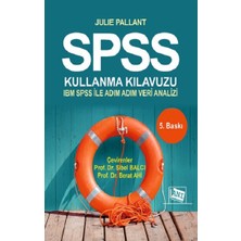 Anı Yayıncılık Spss Kullanma Kılavuzu  Spss ile Adım Adım Veri Analizi
