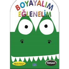 Parıltı Yayınları Boyayalım Eğlenelim - Timsah