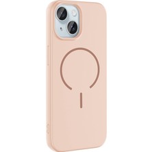 Cavora Iphone 15 Kılıf Magsafe Şarj Özellikli Meta Kapak