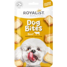 Royalist Dog Bites Beef (3 Aydan Itibaren Tüm Irklar Için Dana Etli Yumuşak Kıvamlı Ödül Maması 35 Gr)