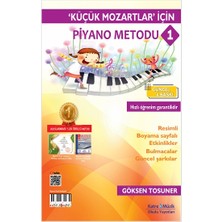Katre Müzik Okulu Yayınları Küçük Mozartlar İçin Piyano Metodu Göksen Tosuner 60 Sayfa Eğlenceli Eğitim