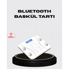 Pileli Store Akıllı Dijital Baskül – Bluetooth Bağlantılı 8 Ölçüm Verili Akıllı Vücut Analiz Tartısı