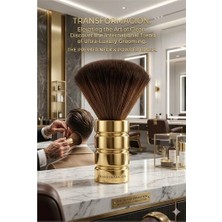 İsingir Shopping Gold Seri Samur Kılı Berber Boyun Fırçası - 15.5 cm 720884