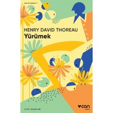 Can Yayınları Yürümek Henry David Thoreau 88 Sayfa Ciltsiz Eser Doğa ve Yürüyüş Felsefesi