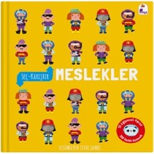 İndigo Çocuk Seç – Karıştır : Meslekler (15 Eğlenceli Parça, 120 Farklı Seçenek) (Ciltli)