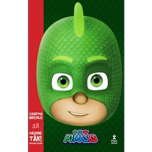 Doğan Çocuk Maskeni Tak Pjmasks Kertenkele Çocuk Boyama Kitabı