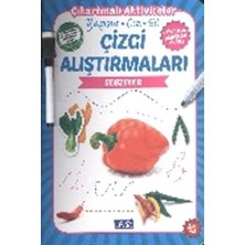 Parıltı Yayınları Çizgi Alıştırmaları - Sebzeler