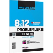 Marka Yayınları 2025 Kpss Dgs Ales Yeni Nesil 8X12 Tamamı Video Çözümlü Problemler Deneme