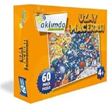 Aklımda Zeka Oyunları 60 Parça Puzzle Uzay Macerası