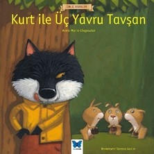 Mavi Kelebek Yayınları Kurt ile Üç Yavru Tavşan