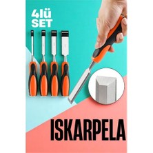 Turk Iskarpela Seti - Vanadyum Çelik Ahşap Işleme Aleti  Profesyonellere Ahşap Keski Seti