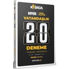 Aklımdavar Yayıncılık 2023 Kpss Vatandaşlık 20 Deneme
