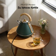 Fressi Retro Mavera 1,7 Litre Ahşap Kulp Detaylı Kettle Su Isıtıcısı FR-KT07