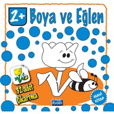 Parıltı Yayınları Boya ve Eğlen Mavi Kitap