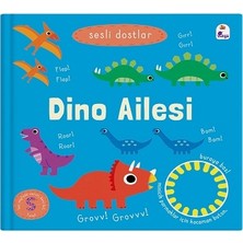 İndigo Çocuk Dino Ailesi Sesli Kitap Ciltli 10 Sayfa Kolektif Yazarı ile Eğlenceli