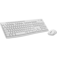 Bezos Logıtech MK295 Q Tr Sessiz Kablosuz Klavye Mouse Set Beyaz 920-010089
