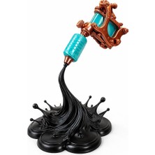 Aura Premium Dövme Makinesi Standı Tattoo Dekoratif Biblo