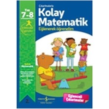 İş Bankası Kültür Yayınları Çıkartmalarla Kolay Matematik 7-8 Yaş