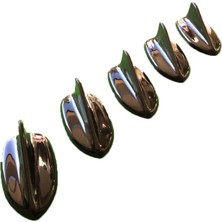 isiltikidsmoda Balık Sırtı Mini Süs Anten Siyah 5'LI