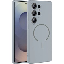 Cavora Samsung Galaxy S24 Ultra Kılıf Magsafe Şarj Özellikli Meta Kapak