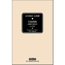 Yapı Kredi Yayınları Andre Gide Günlük (1887 - 1925) 1.cilt