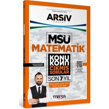 Marka Yayınları Msü Matematik Konu Konu Çıkmış Sorular Son 7 Yıl