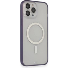 Colezium Iphone 14 Pro Max Kılıf Grand Magneticsafe Kapak - Mor