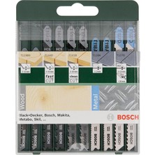 Bosch Professional Accessories Dekupaj Testere Seti, Yeşil, 10 Adet